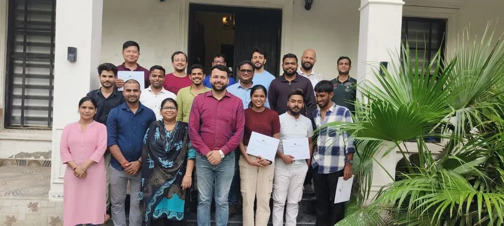 GILM student batch group photo
