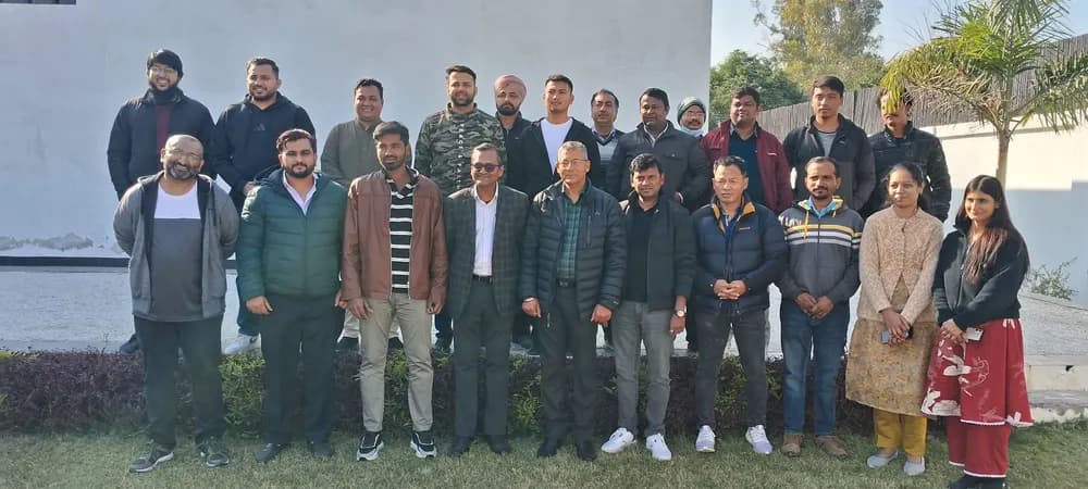 GILM student batch group photo
