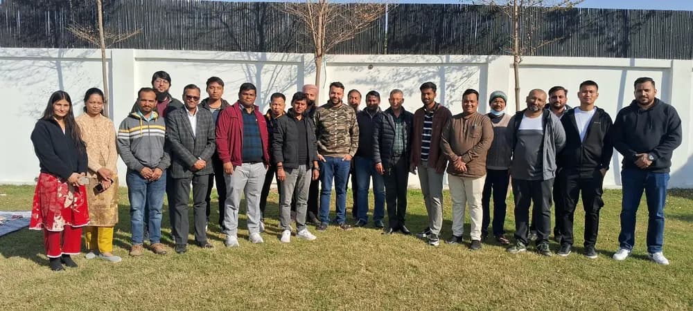 GILM student batch group photo