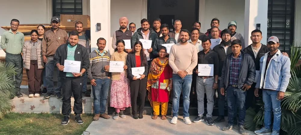GILM student batch group photo